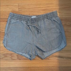 Casual Gray Women's Shorts